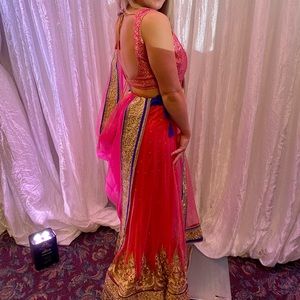 Gorgeous pink/coral Lehenga